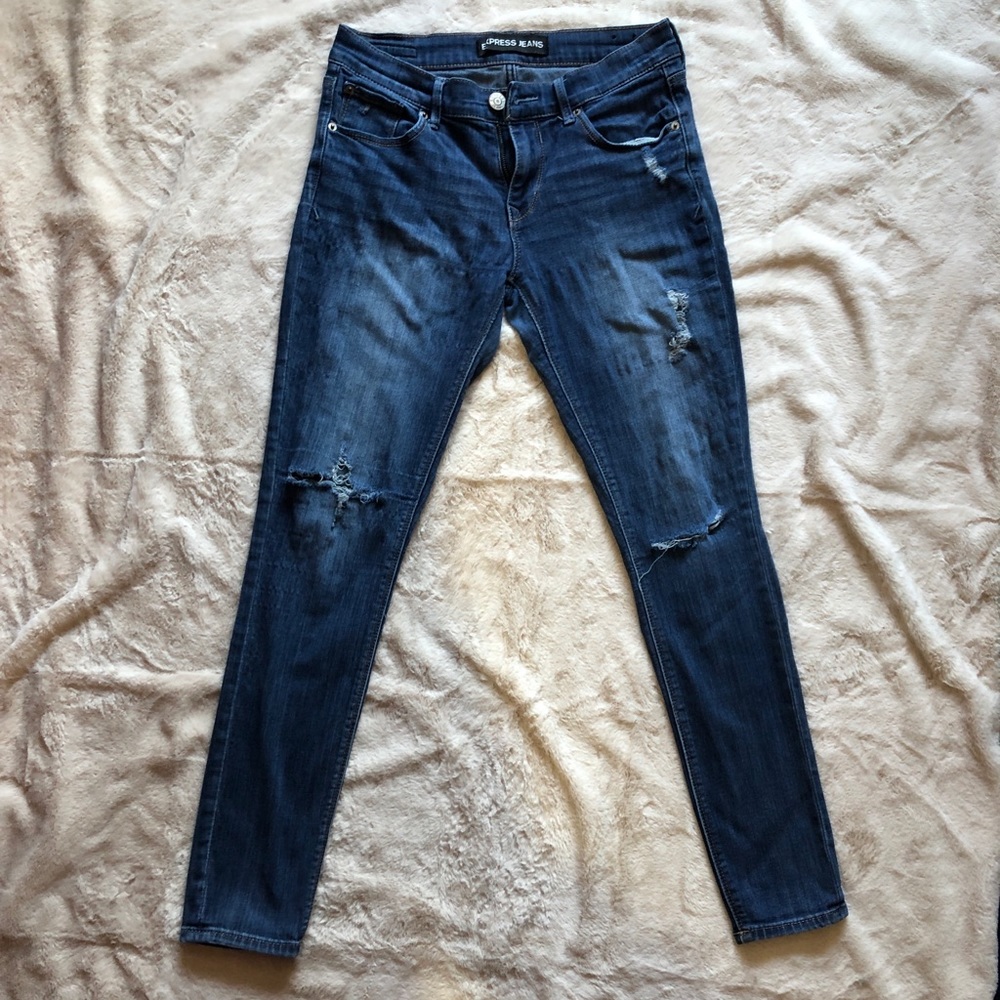 Express Jeans - Mia, mid-rise legging jeans